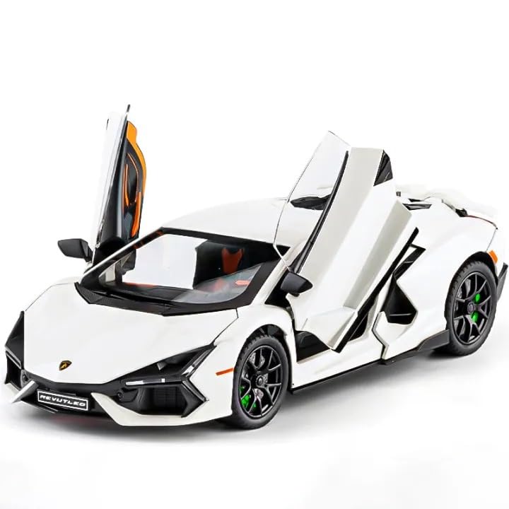 1:24 Lamborghini Revuelto Diecast Metal Pull Back Car Multicolor