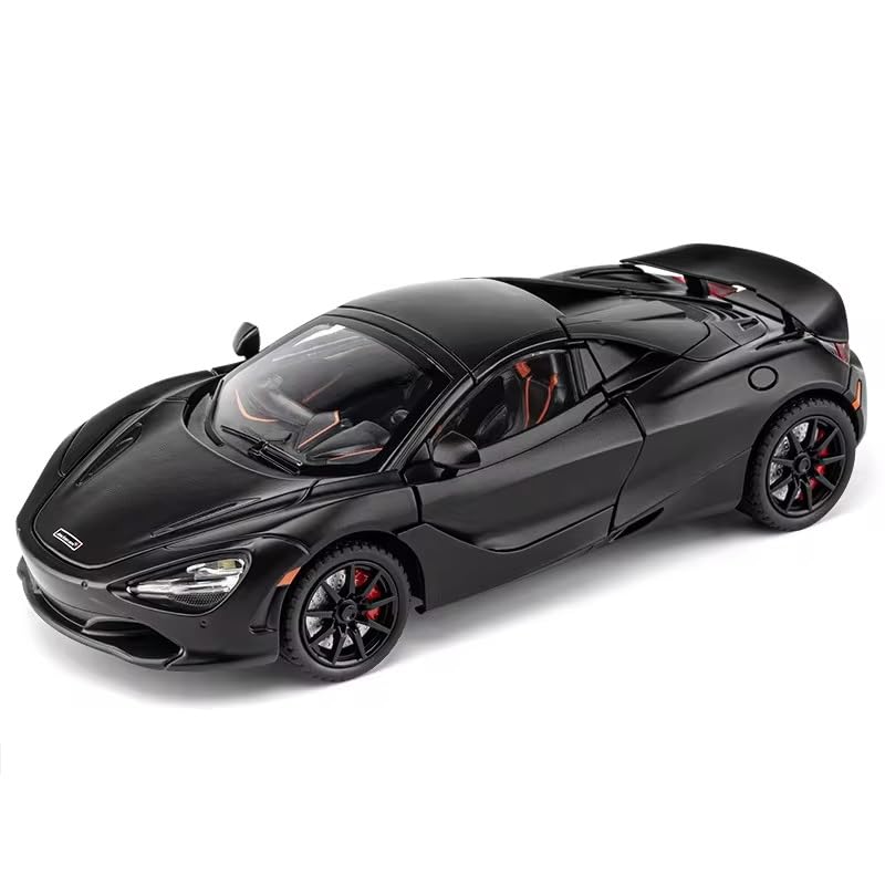 1:24 Big McLaren 720s Convertible Toy Car Metal Pull Back Diecast Car Multicolor