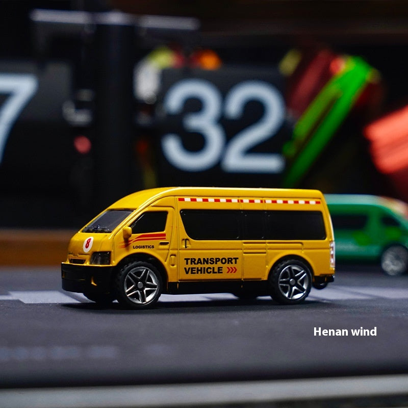 1:64 Mini Bluetooth Remote Control Car Van with Trailer (optional)