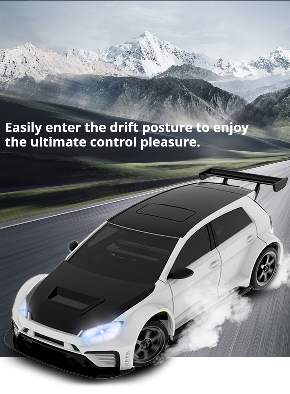 1/43 19km/h FVP First Person View Camera 4WD 2.4GHz Mini Remote Control Drift Car