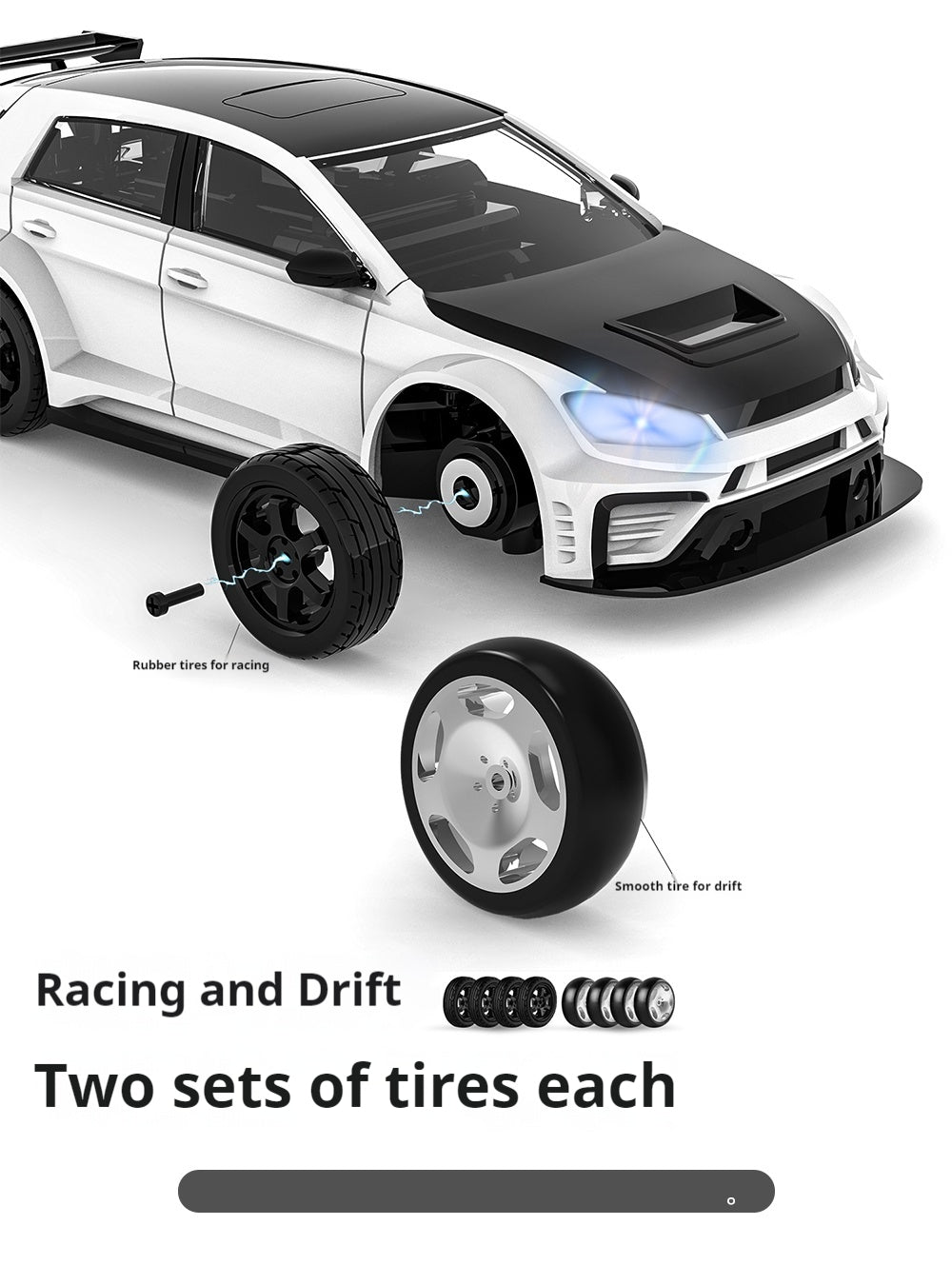 1/43 19km/h FVP First Person View Camera 4WD 2.4GHz Mini Remote Control Drift Car