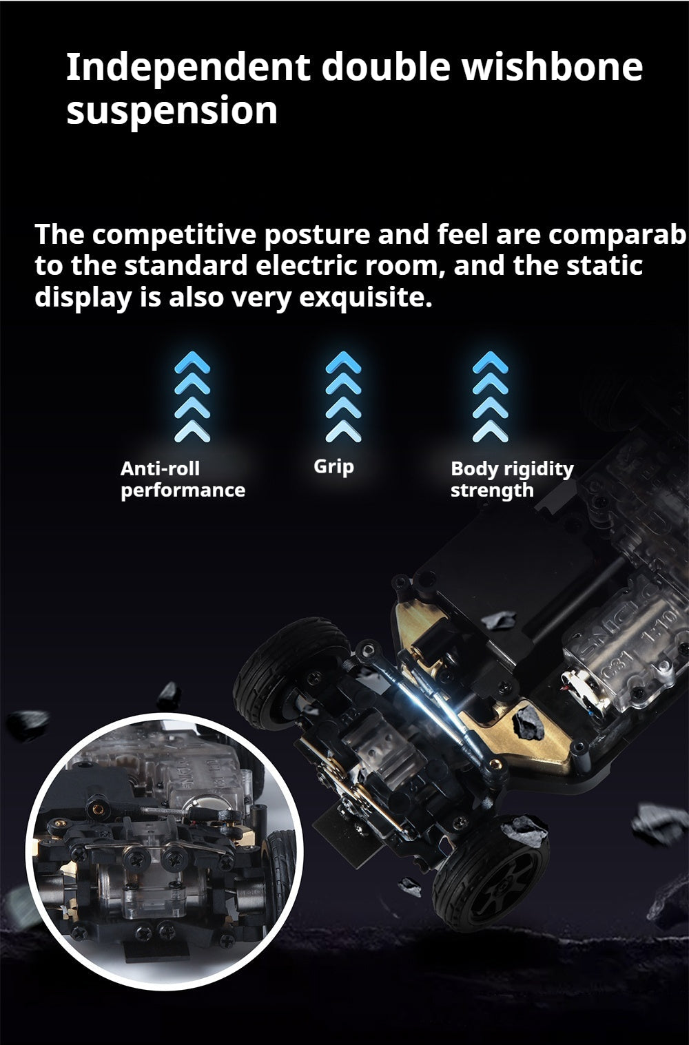 1/43 19km/h FVP First Person View Camera 4WD 2.4GHz Mini Remote Control Drift Car