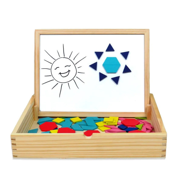 Wooden Magnetic Educational Toy- White Board