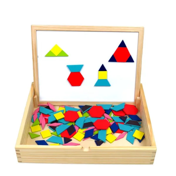 Wooden Magnetic Educational Toy- White Board