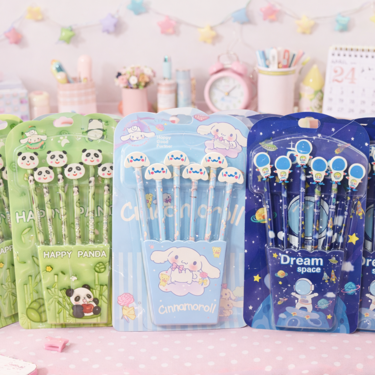 Cute Pencil Stationery Set