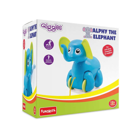 Funskool Giggles Alphy The Elephant Pull along toy