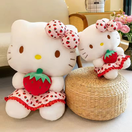 Hello Kitty with Strawberry Plush Toy