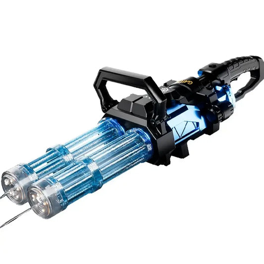 JF Rotatable Double Barrel Gatling Water Blaster with Lights