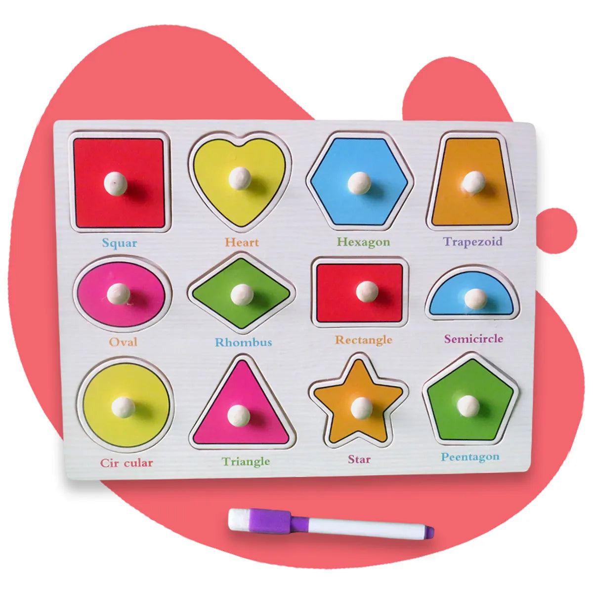 Trumpeter Grabbing Board- Shapes