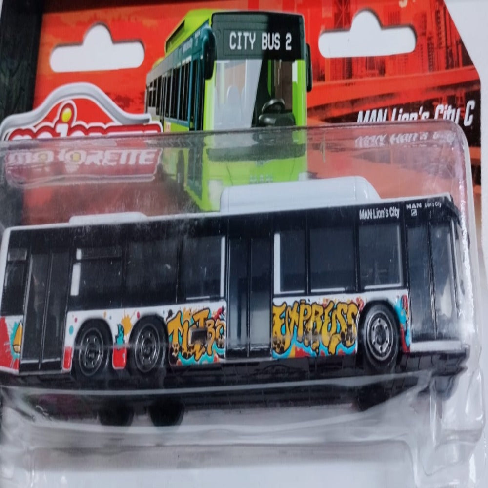 Majorette Man City Bus