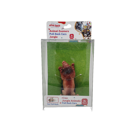 Open Ended Animal Zoomer Pull Back Car