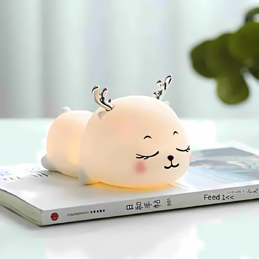 Sleeping Reindeer Silicone Night Light