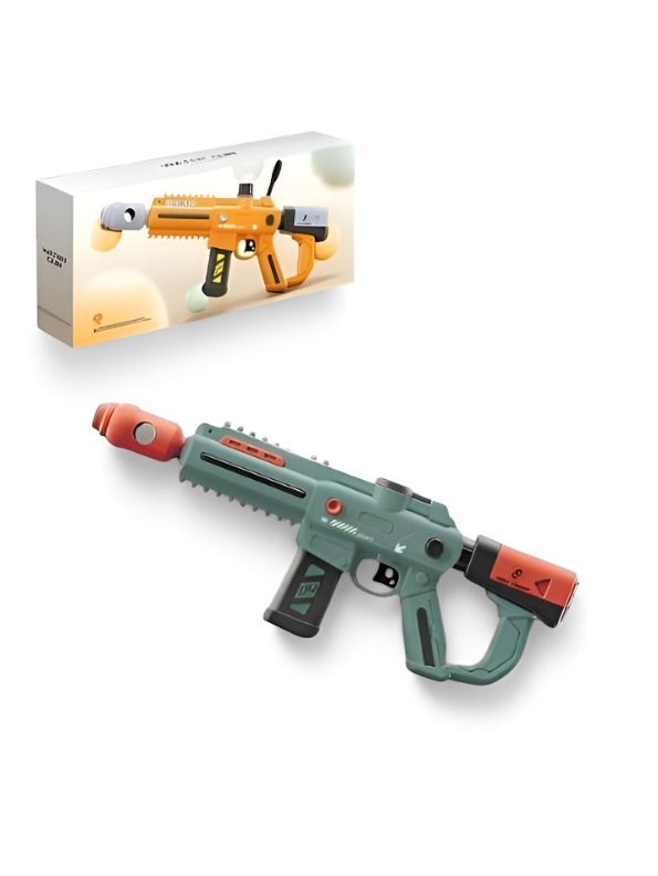 Green - Super Soaker Electric Water Gun – Outdoor Summer Toy for Kids & Adults | High-Pressure Shooting Range, Big Plastic Blaster - LMI14782.