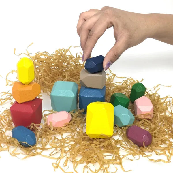 Wooden Stacking Stones